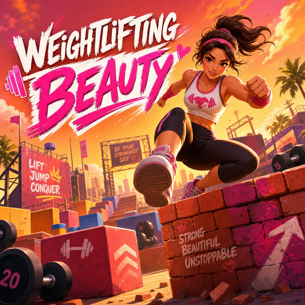 Weightlifting beauty